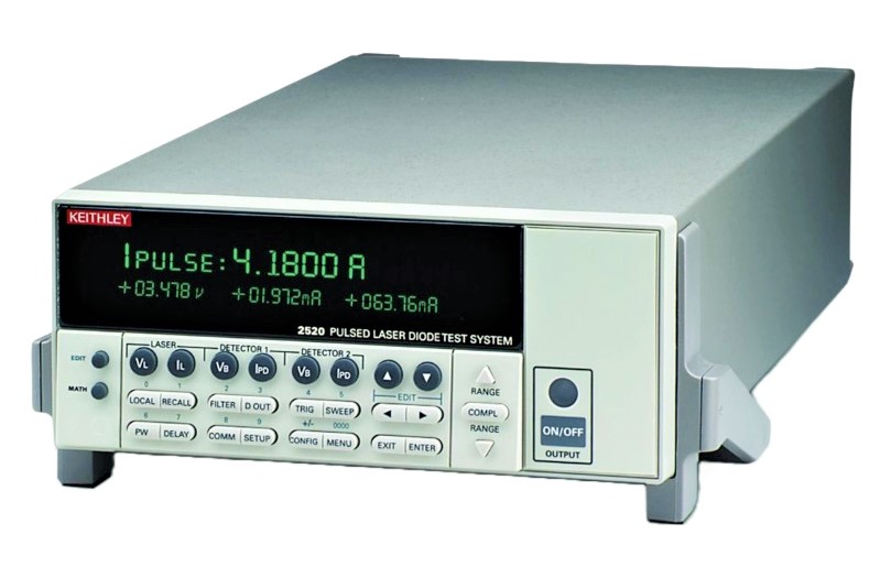 Keithley 2520 Pulsed Laser Diode Test System, 5A, 10V, 50W, 700nA/0.33mV Resolution