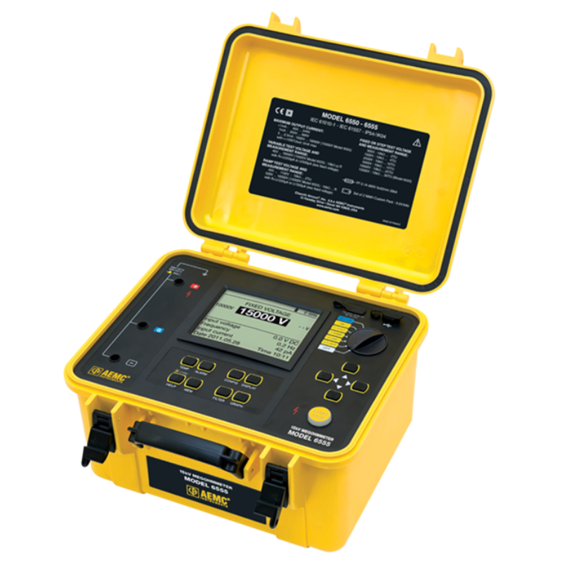 AEMC 6555 Megohmmeter / Insulation Tester , 15 kV