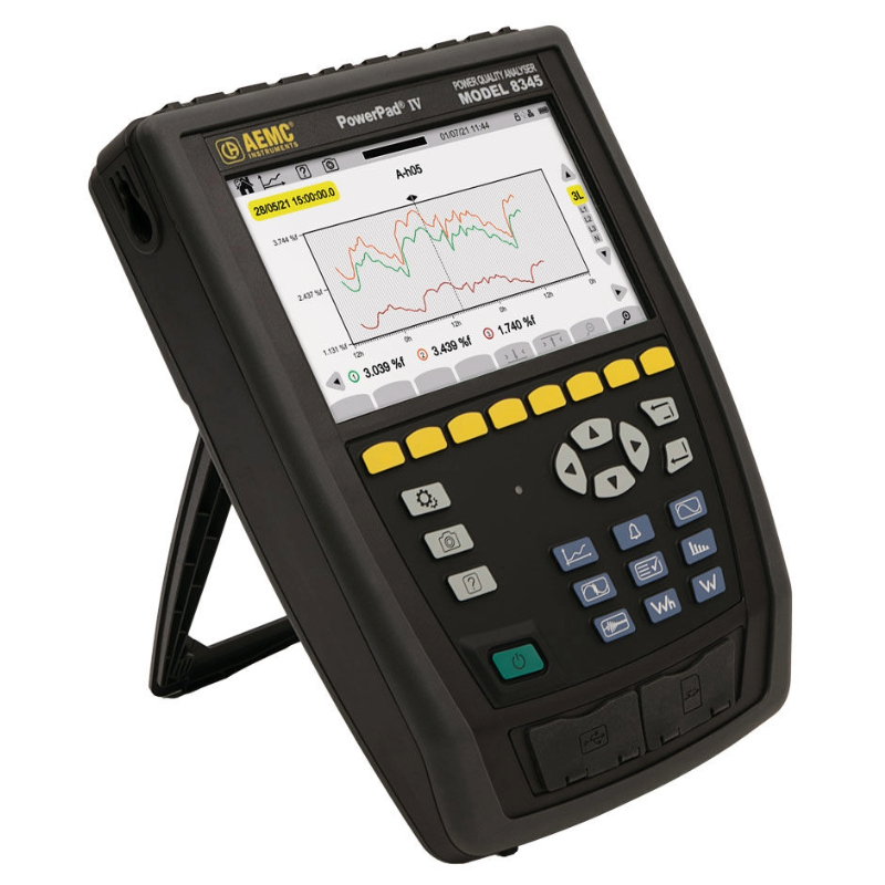 AEMC 8345 PowerPad IV Power Quality Analyzer