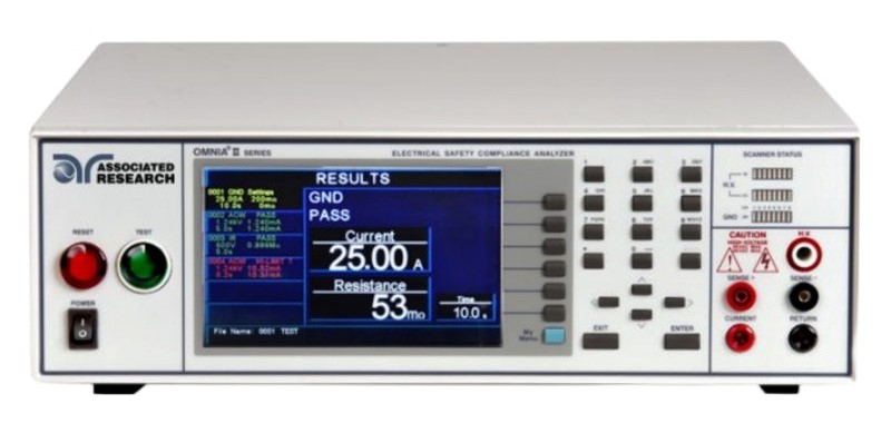 Associated Research OMNIA II 8207 Electrical Safety Compliance Analyzer, 7-in-1