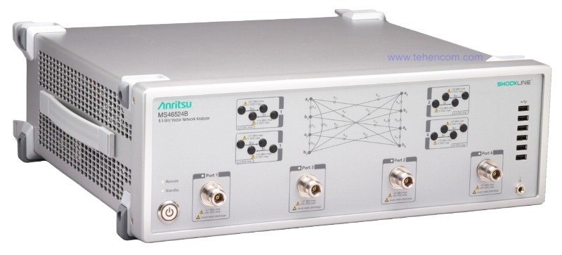 Anritsu MS46524B ShockLine 4-Port VNA, 50kHz - 43.5 GHz