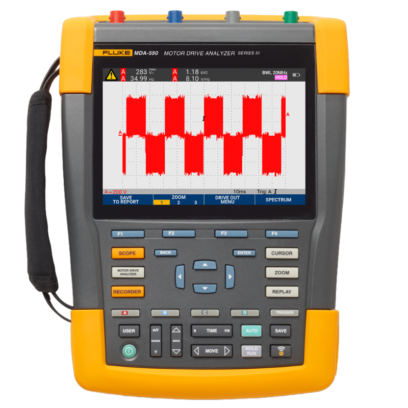 Fluke MDA-550-III Motor Drive Analyzer, 4 Ch.