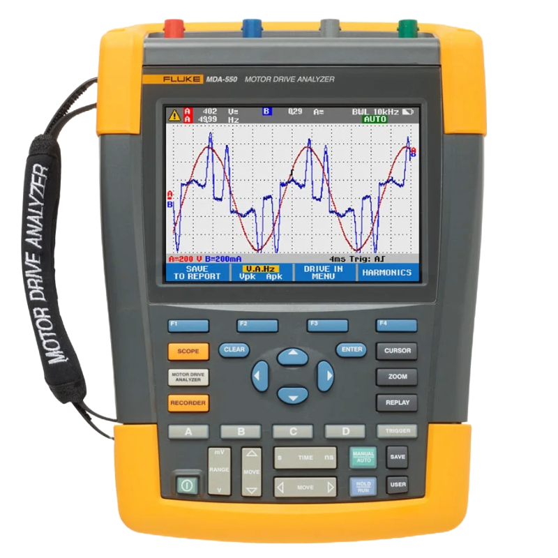 Fluke MDA-550 Motor Drive Analyzer, PRO, 4-channel