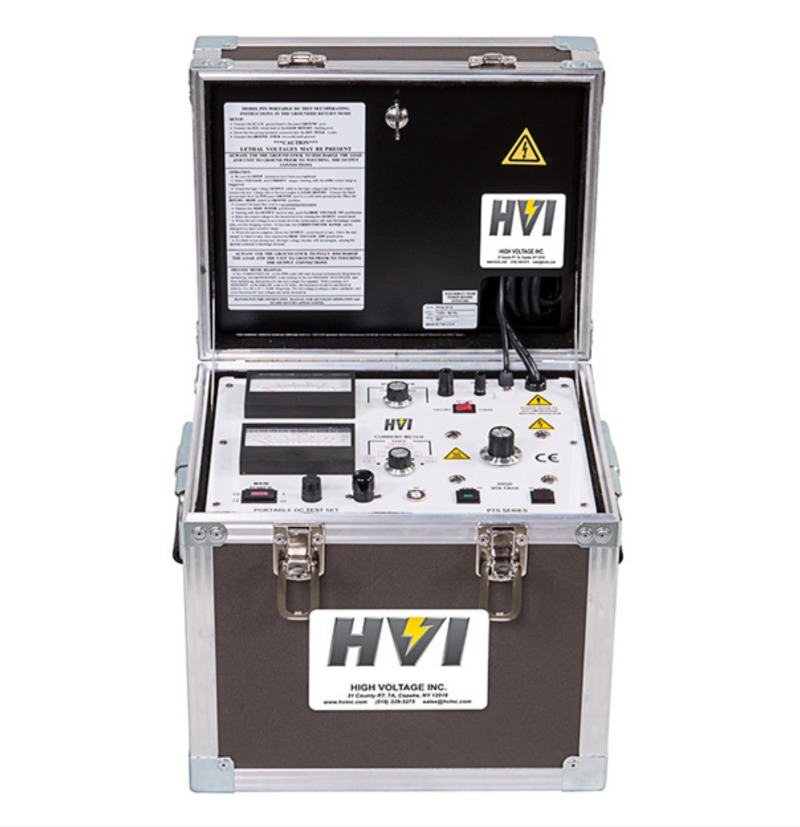 High Voltage Inc PTS-37.5 DC Hipot Megohmmeter, 0-37.5 kVdc, 10mA