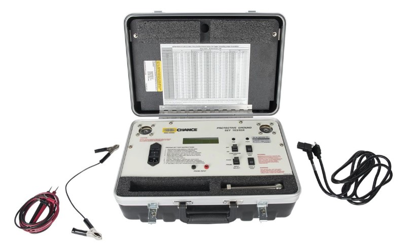 Hubbell Power Systems C403-3220 Hubbell Protective Ground Set Tester, Self-contained