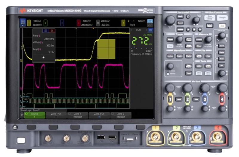 Keysight / Agilent MSOX4104G Oscilloscope, 1 GHz, 4 + 16 Chs.