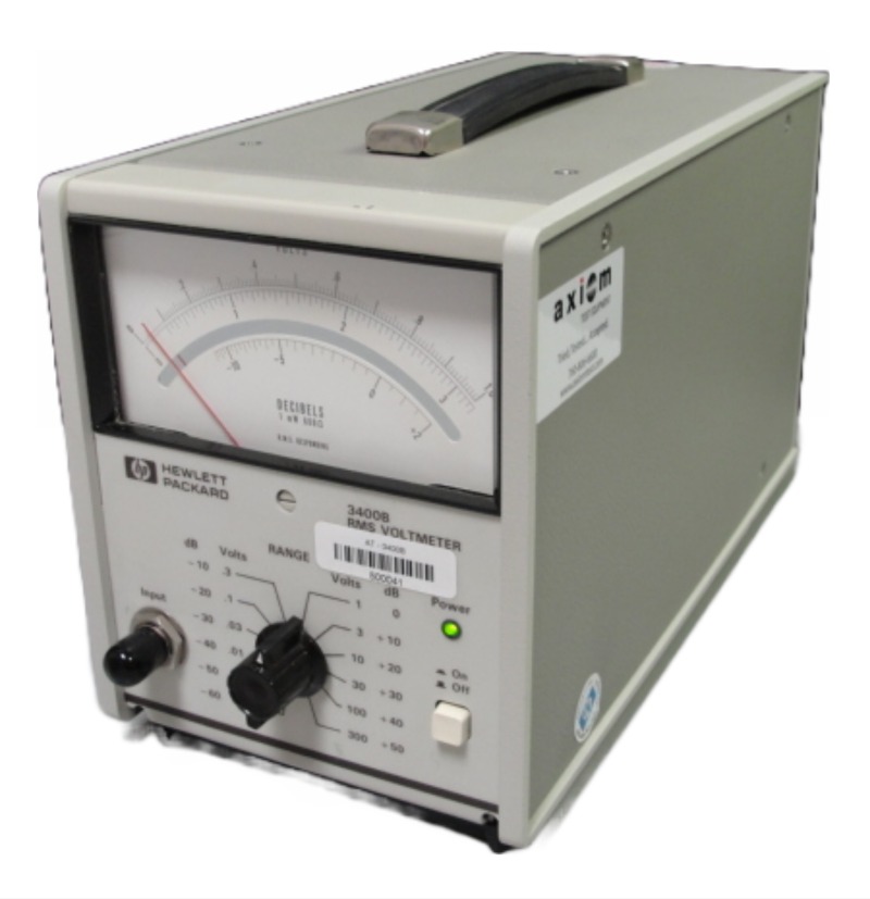 Keysight / Agilent 3400B True RMS Voltmeter, Analog