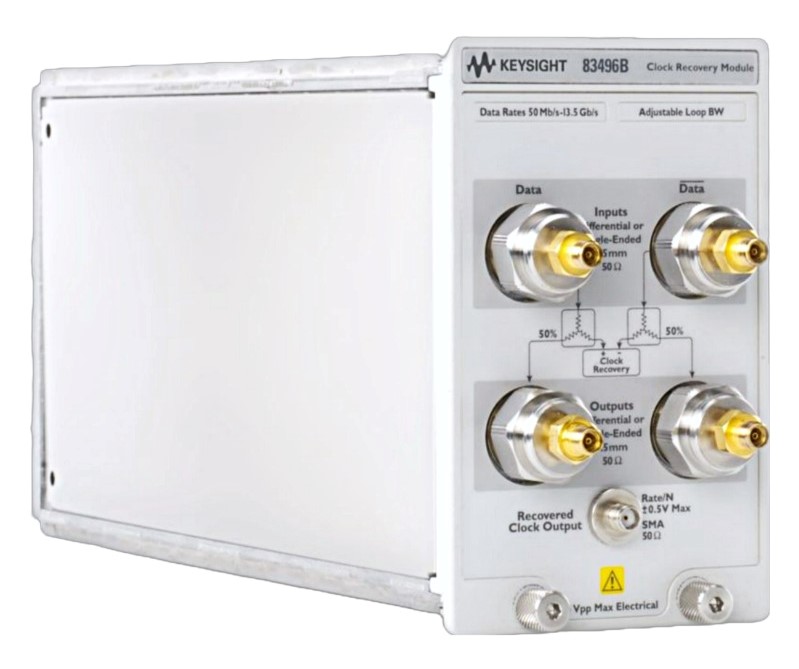 Keysight / Agilent 83496B Optical / Electrical Clock Recovery Module w/ Phase Noise