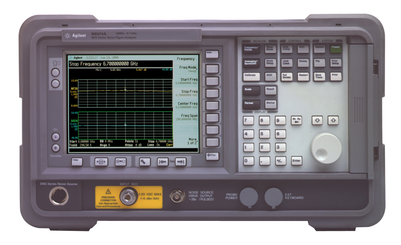 Keysight / Agilent N8974A Noise Figure Meter, 10 MHz  - 6.7 GHz