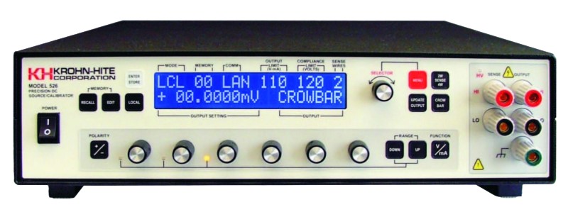 Krohn-Hite 526 Precision DC Source - Calibrator