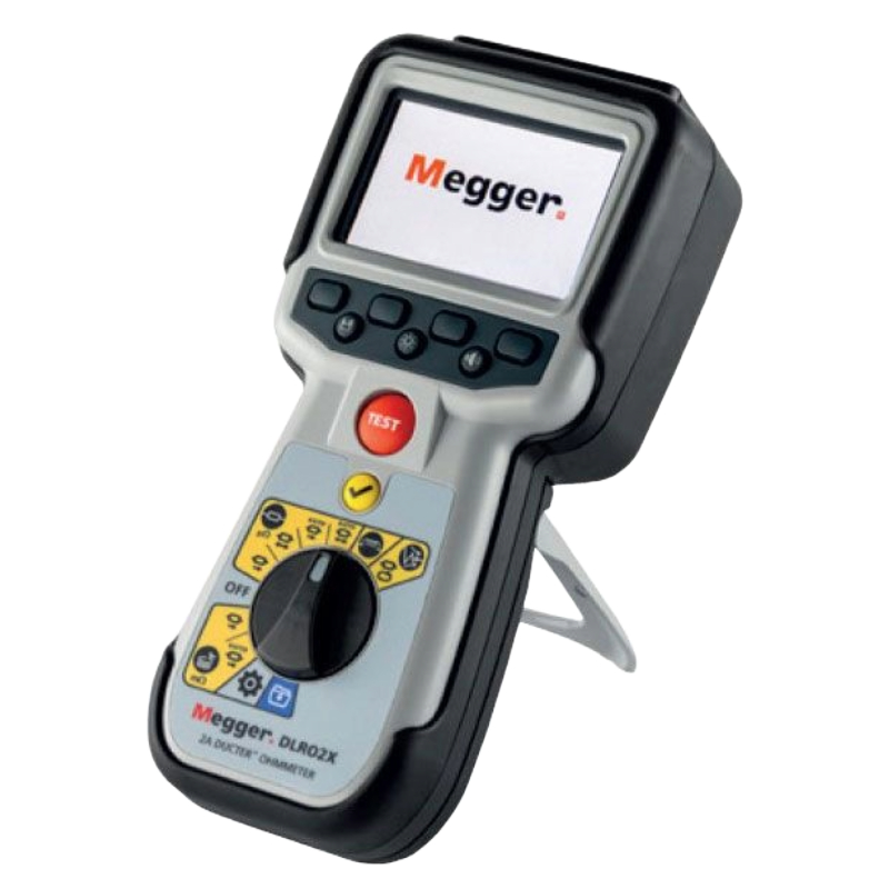 Megger (AVO Biddle) DLRO2X Ducter Handheld Low Resistance Ohmmeter with Storage