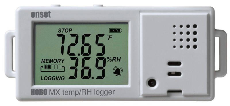 Onset HOBO Data Loggers MX1101 Wireless Temperature & Relative Humidity Data Logger