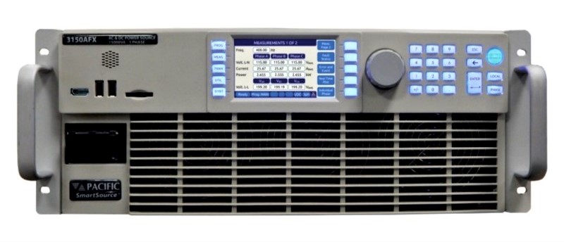 Pacific Power Source 390AFX-2A AC and DC Power Source, 9kVA, 1, Split or 3 Phase