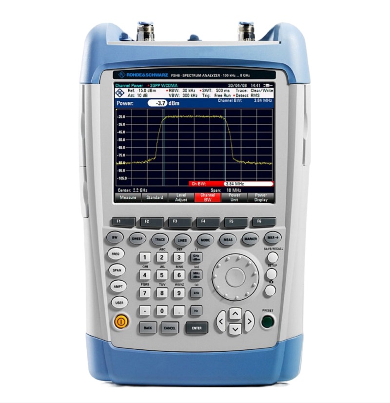 Rohde & Schwarz FSH8.28 Spectrum Analyzer, 100 kHz - 8 GHz, w/ Preamp, Tracking Generator, VSWR Bridge