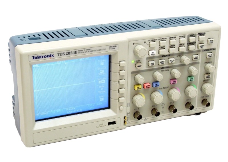 Tektronix TDS2024B Oscilloscope, 200 MHz, 4 Ch., 2 GS/s