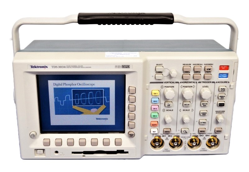 Tektronix TDS3034 Oscilloscope, 300 MHz, 4 Ch., 2.5 GS/s