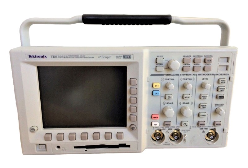 Tektronix TDS3052B Oscilloscope, 500 MHz, 2 CH., 5 GS/s