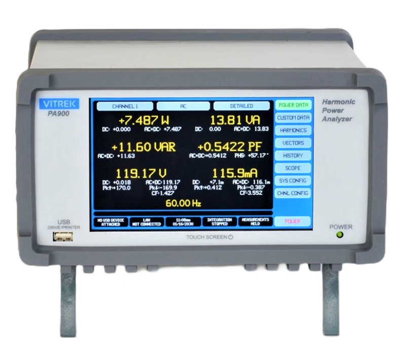 Vitrek PA900 Precision Multi-Channel Harmonic Power Analyzer